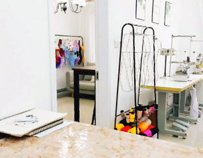 Corner of studio