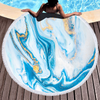 New designs Marble Quickly Dry Round Printed Microfiber Beach Towel 2020
