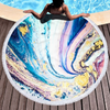 Factory Larger Size Marble Round Printed Marble Microfiber Beach Towel 2020