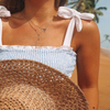 2020 Striped Two Piece Bikini Tie Bikini Girl Bikini