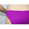  Costom purple low rise two piece swimsuit ribbed v-neck bikini 2020