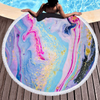 Wholesale Marble Quickly Dry Round Colorfule Printed Larger Microfiber Beach Towel 2020
